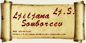 Ljiljana Somborčev vizit kartica